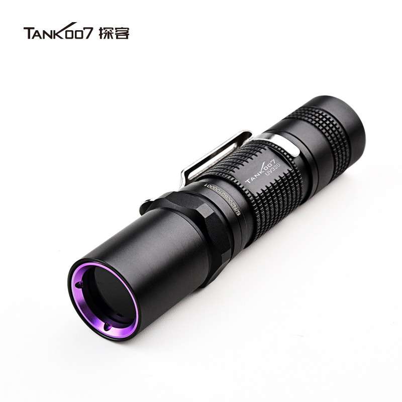 TANK007探客UV320紫外線（xiàn）手電筒 古玩瓷器鑒定專用365紫光手電筒